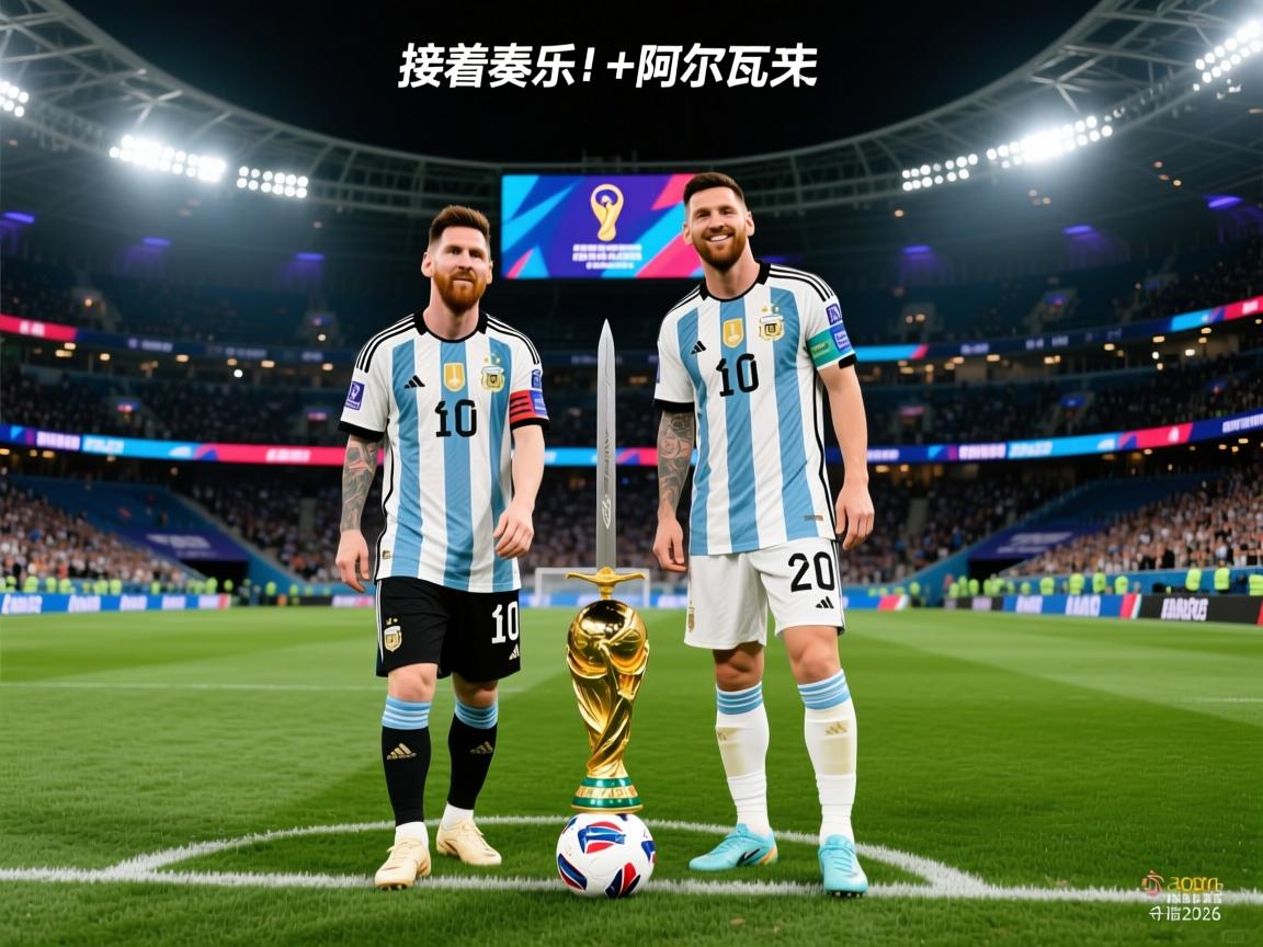 接着奏乐！梅西+阿尔瓦雷斯发文纪念夺世界杯剑指2026