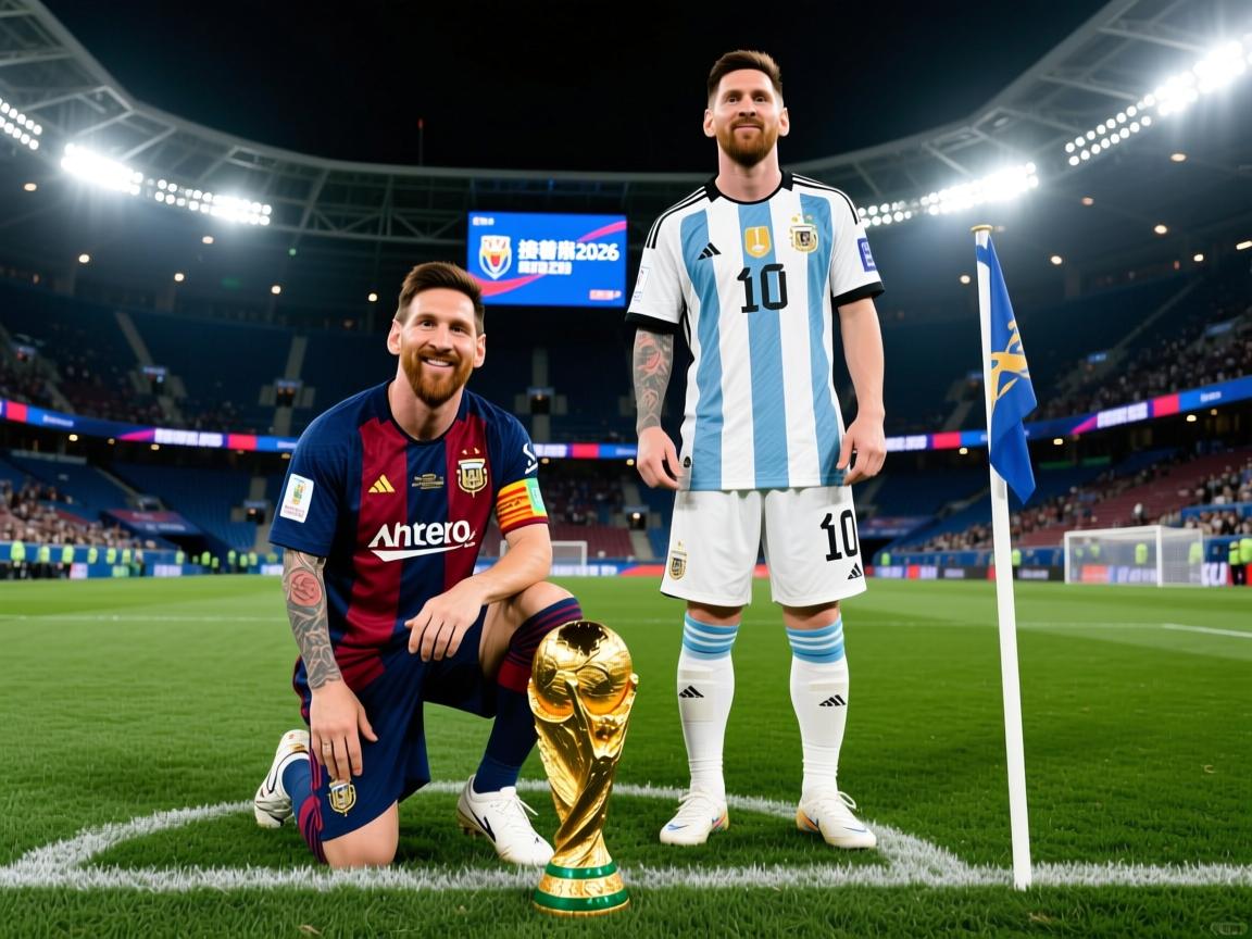 接着奏乐！梅西+阿尔瓦雷斯发文纪念夺世界杯剑指2026  第2张